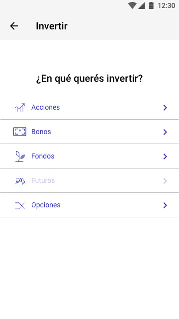 Invertir — instrumentos