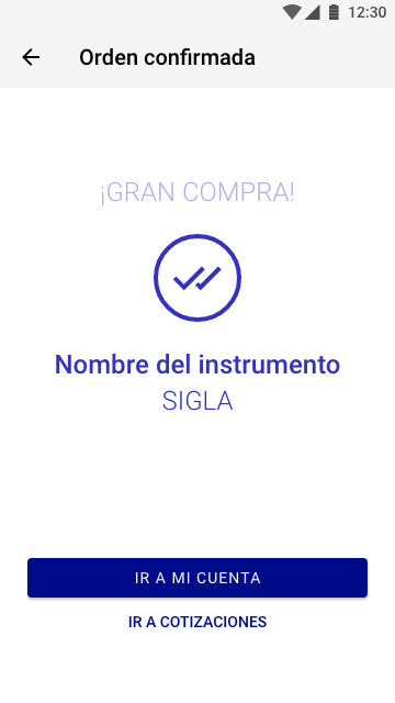 Orden confirmada