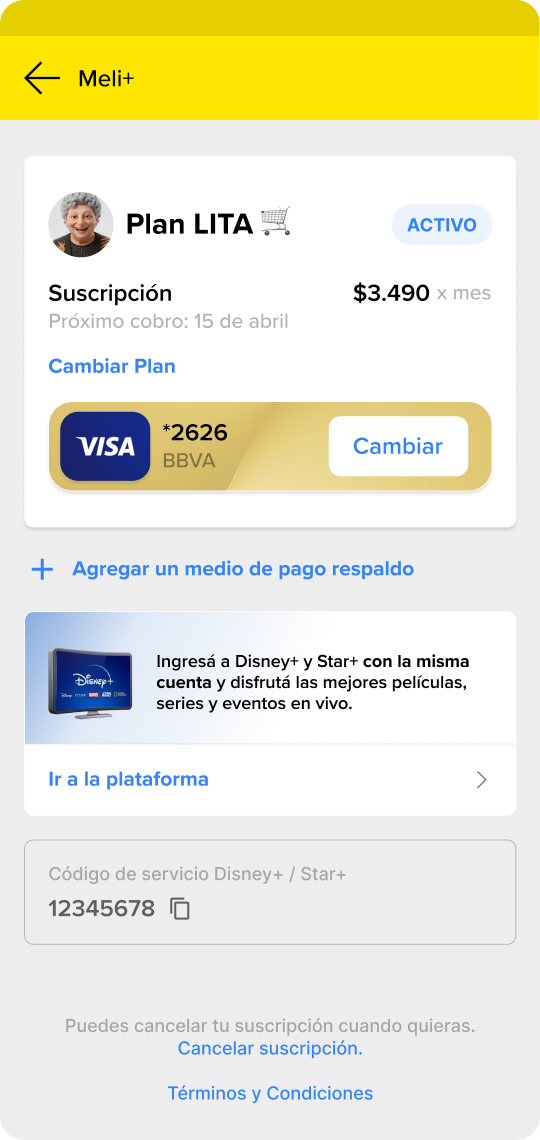Suscripción activa